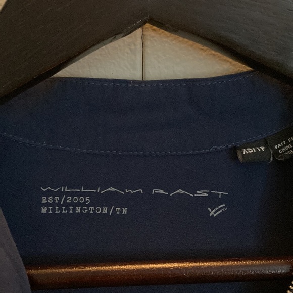 Zara William Rast Navy Blue Blouse size XS - Picture 3 of 6